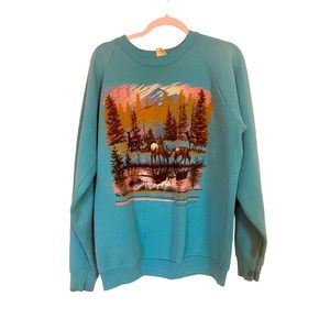 Vintage Rifle Colorado Art Sweatshirt